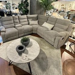 David 3 Pcs Reclining Sectional Sofa Couch 