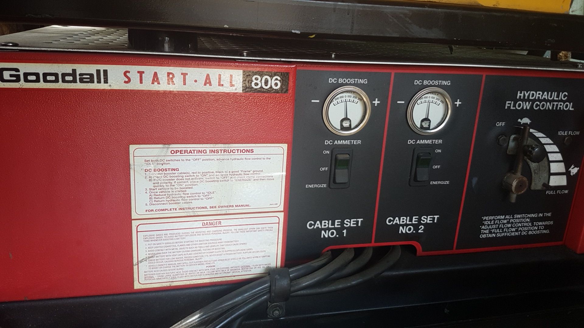 Startall model 806 w/hydraulic air compressor