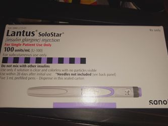 insul!n new in box ,5 pens per box.