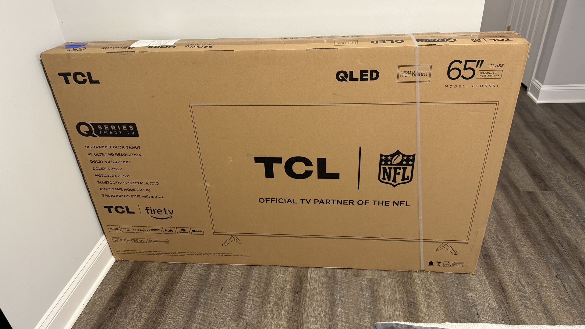 TCL 65" 4K  TV *NEW IN BOX*
