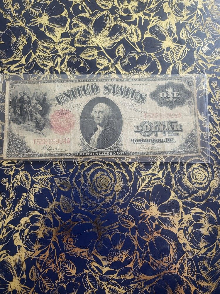 1917 Dollar Bill Circulated