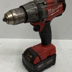Milwaukee 1/2” Hammer Drill With 5Ah Battery