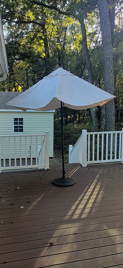 Patio umbrella and stand
