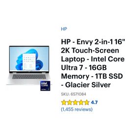 HP Envy 2-in-1 16" Touch-Screen Laptop