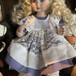 Beary Best Friend    Beautiful Porcelain Doll
