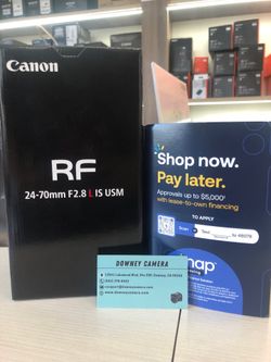 Canon RF 24-70mm f2.8 Lens