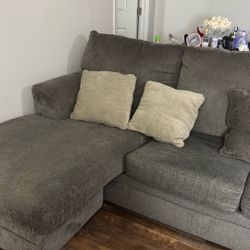 Gray L Shape Couch  For $50