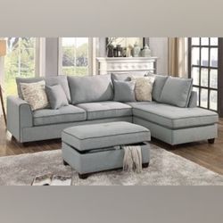 Sectional W/ottoman 