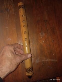 Erick the flute maker bamboo sax
