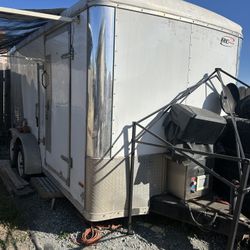7x16 RC Trailer White