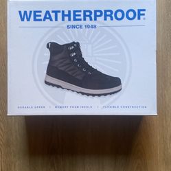 New  Weatherproof Men’s Ankle Boots. Memory Foam I sold