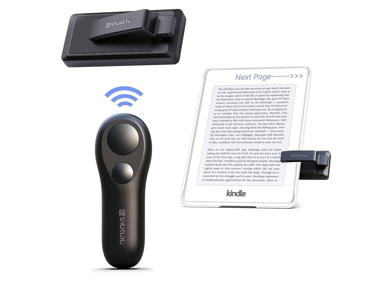 Kindle Stand and Wireless Page Turner Combo
