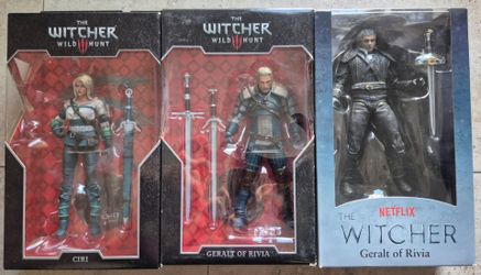 The Witcher. GERLAT OF RIVIA. CIRILLA. Action Figure.