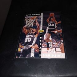 92 Upper Deck David Robinson, Sean Elliott