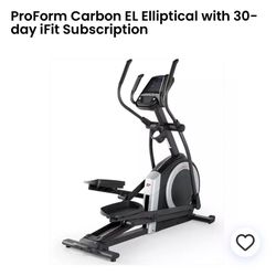 Proform elliptical