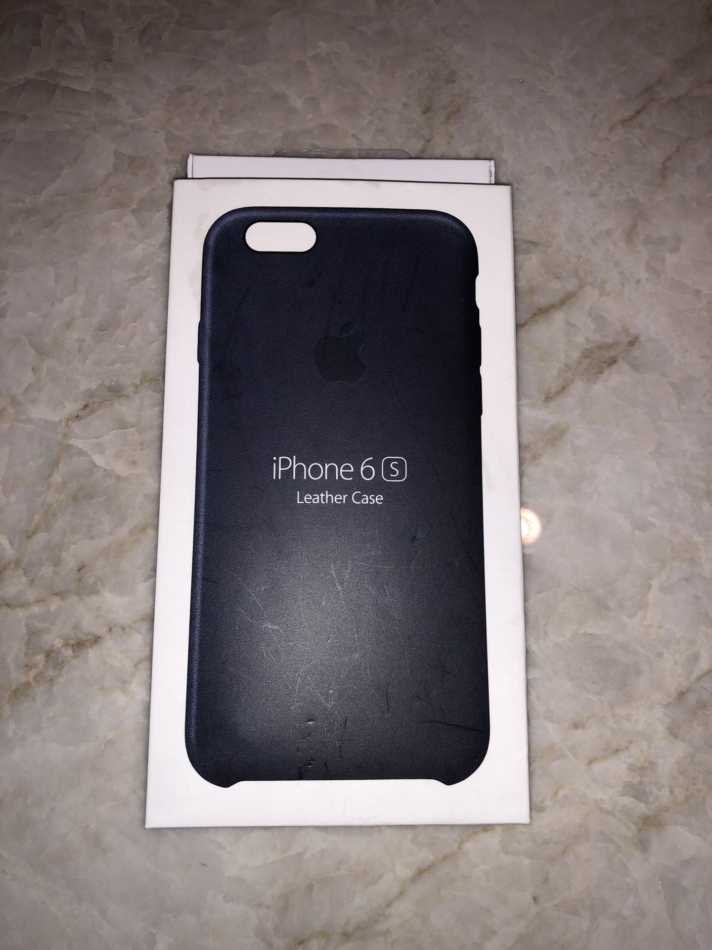 iPhone 6/6s Blue Leather Case