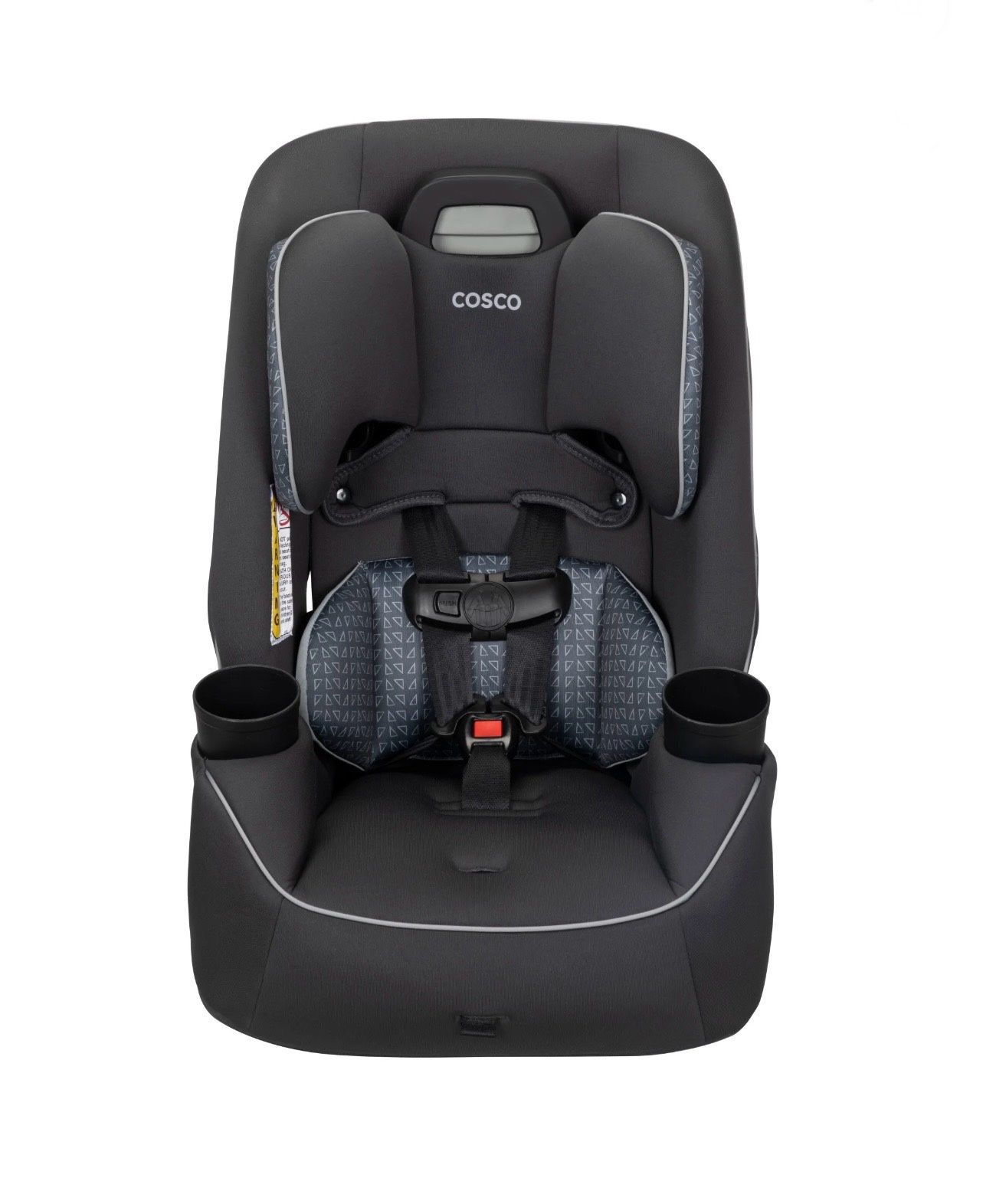 Cosco Kids Easy Elite Slim All-in-One Convertible Car Seat, Infant to Toddler, Unisex, Grey Glyphs