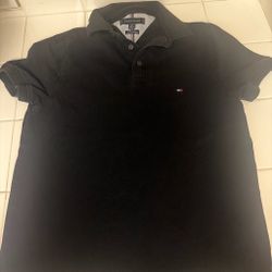 Tommy Hilfiger Black Polo Shirt