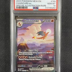 Pokémon Card PSA 10 Charizard ex 151 SIR 2023 199/165
