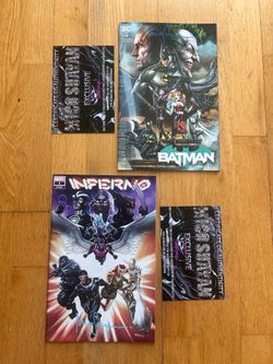 Signed Micro Suayan! Batman 118, X-Men Inferno 1 DC Marvel Comic Book Lot with COA
