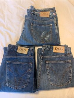 3 Pair Dolce & Gabbana Jeans like New