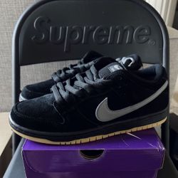 Nike Fog Dunk Sb All Triple Black Cool Grey Size 12 Supreme, Rare, Low Dunk Sb Black Washed Coral