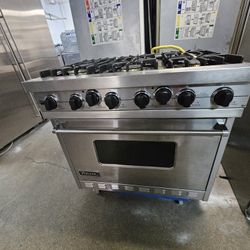 36" VIKING DUAL FUEL RANGE STAINLESS STEEL 