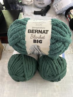 Bernat Blanket Chenille Big Yarn-3 Pack- New