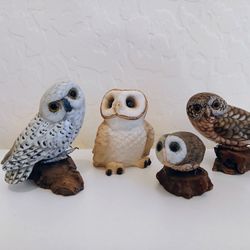 VTG Lot Of 4 Owls
