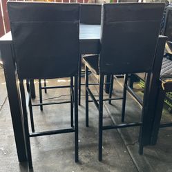 Table, Chairs And Bench