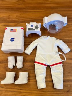 American girl doll included with full astronaut set