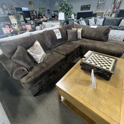 Cozy Brown Sofa Chaise 🤎🤩