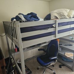 Lofted Full Size Bed Frame