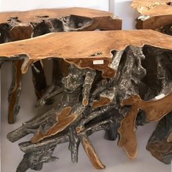 4ft Teakroot Console Table 