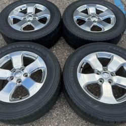 18” JEEP GRAND CHEROKEE COMMANDER WRANGLER WE FINANCE DODGE DURANGO RIMS WHEELS TIRES SET 