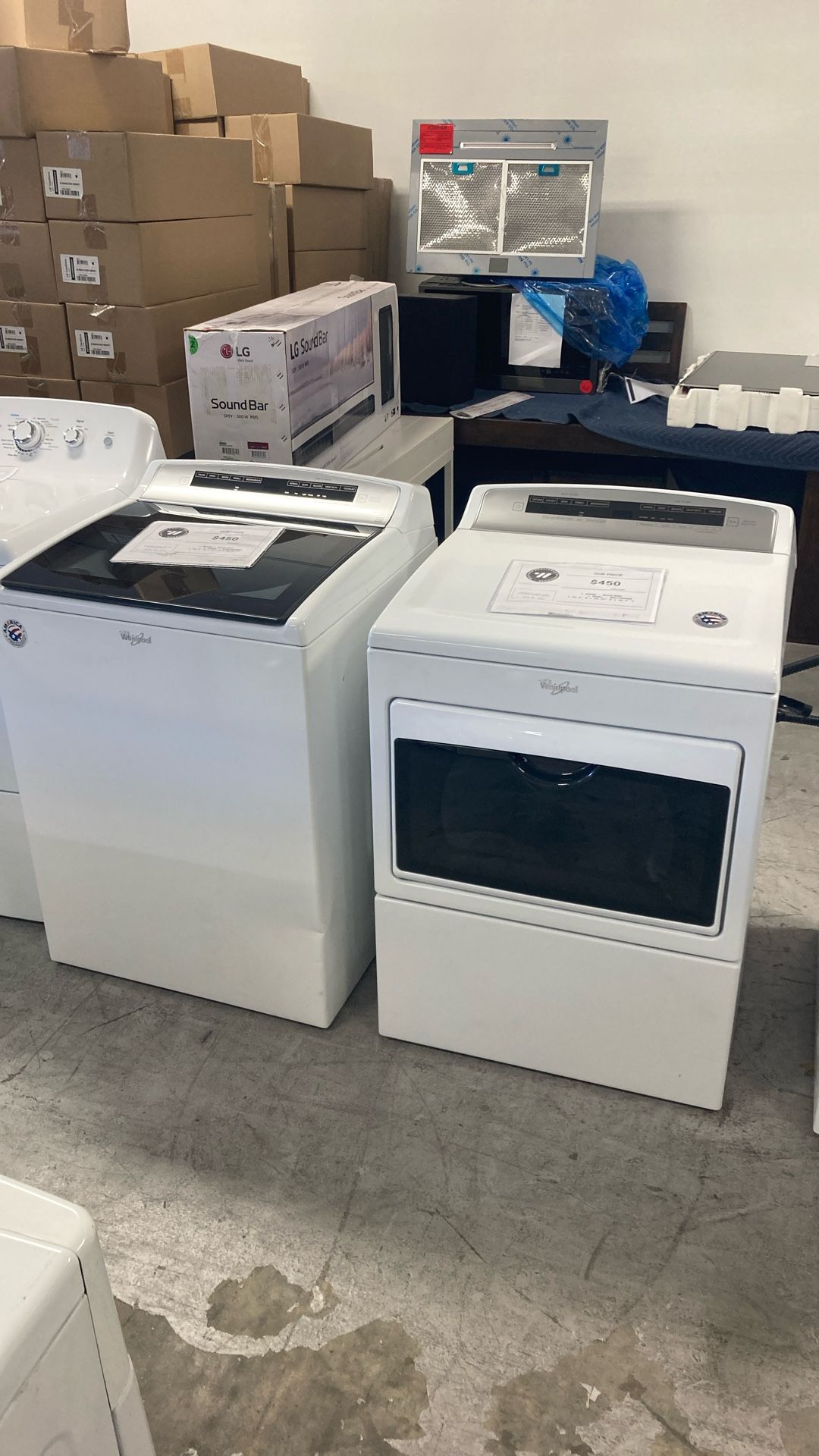 Whirlpool Set Washer And Electric Dryer 