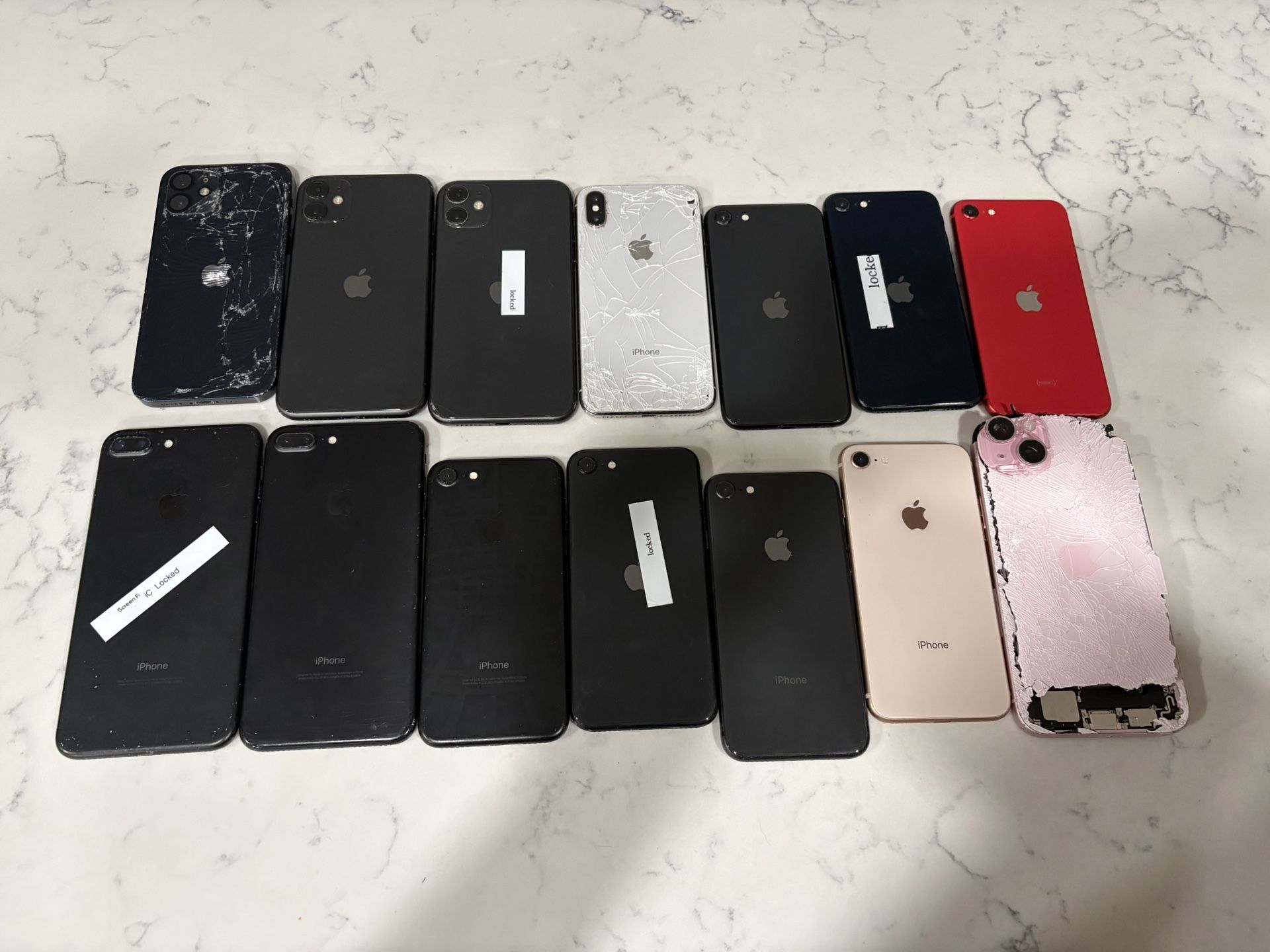 iCloud Locked iPhone Lot FOR PARTS