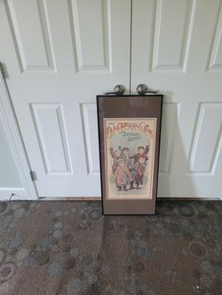 Vintage 1964 Litho USA Framed
