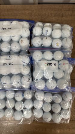 Titleist ProV1 and ProV1X golf balls