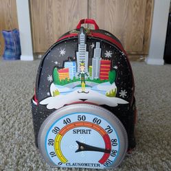 Loungefly ELF Clausometer Light-Up Mini Backpack 