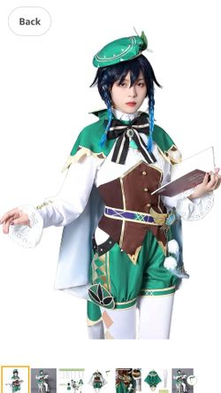 Genshin Impact Venti Costume Adult Size S 