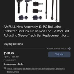 Stabilizer Bar Link Kit Jeep Wrangler