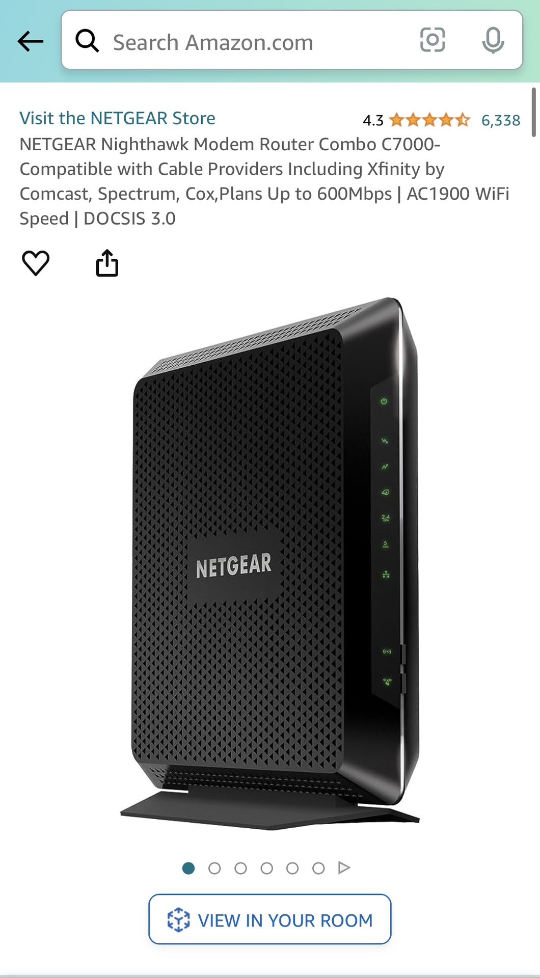 NETGEAR C7000 & EX7000 NETGEAR Modem router Combo AC1900 and WiFi Extender AC1900 Make Offer