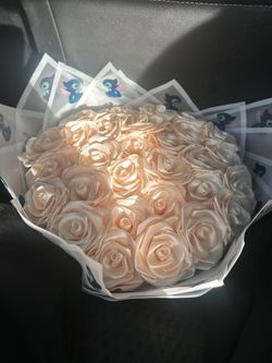 Ribbon Rose Bouquet 