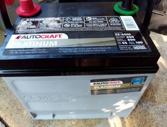 Autocraft Platinum AGM group 35 car truck battery BRAND NEW