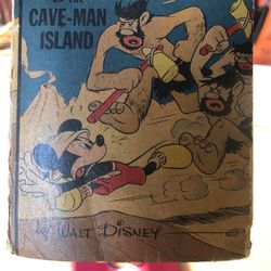Mickey Mouse On The Cave-Man Island 
