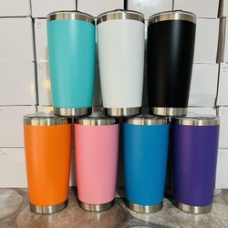 20 oz Double Wall Stainless Steel Tumbler with Lid,