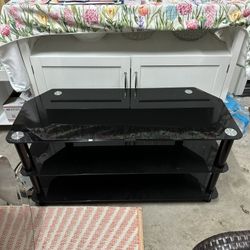 Glass TV Stand