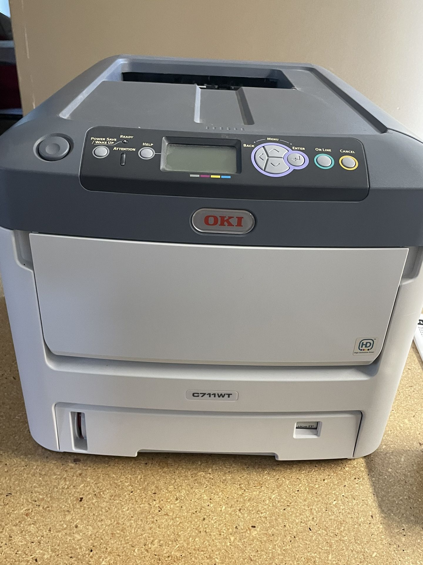 OKI C711WT White Toner Printer