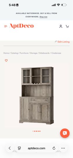 Kitchen Hutch and Storage Cabinet